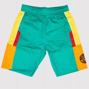 Green and Yellow Athletic Shorts
